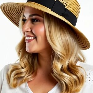 Women's Straw Fedora
